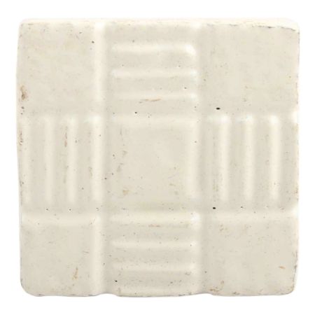 Cream Square Metal Knobs